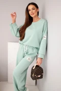 pol_pl_Komplet-damski-maselko-bluza-spodnie-ciemno-mietowy-38393_4.webp